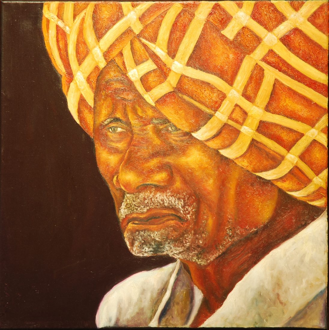 The Lattice Turban — oil on canvas