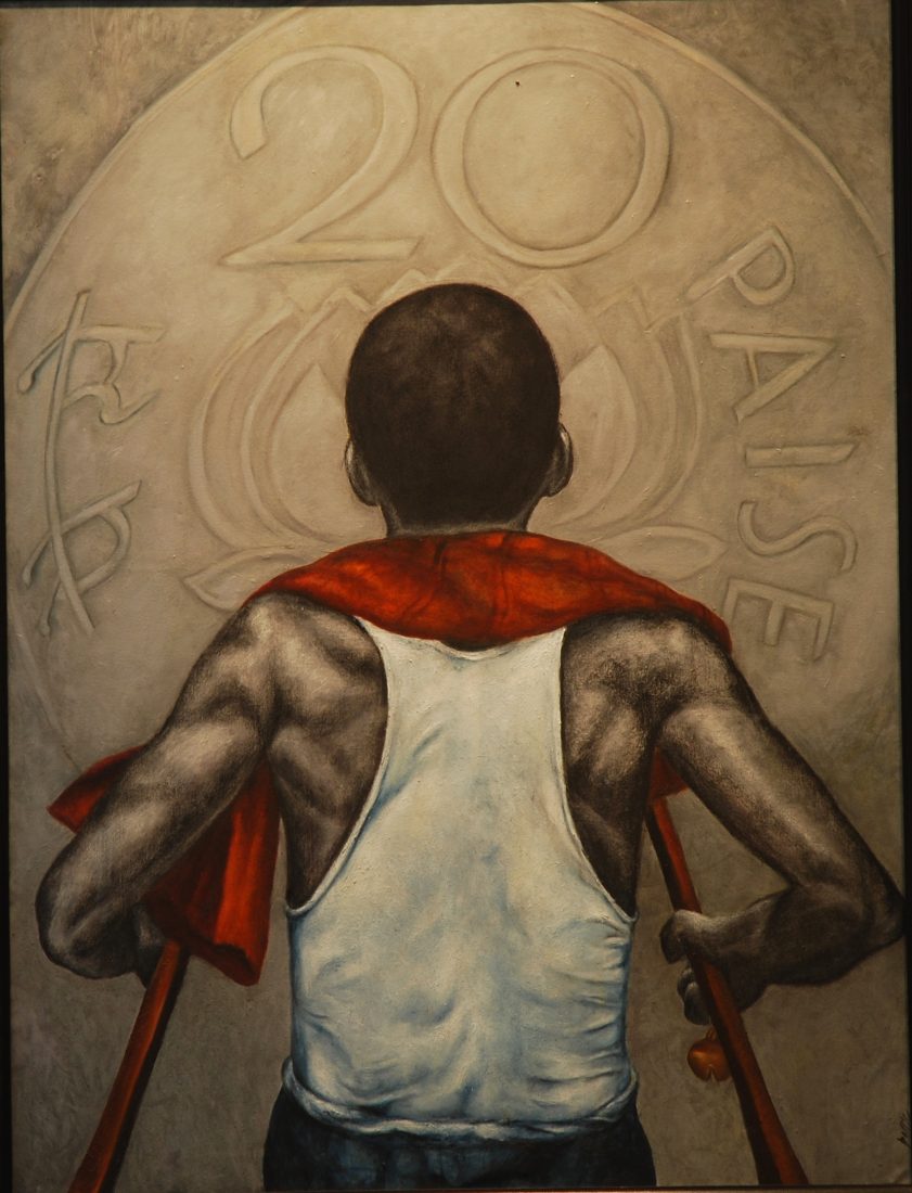 Twenty Paise — oil on canvas