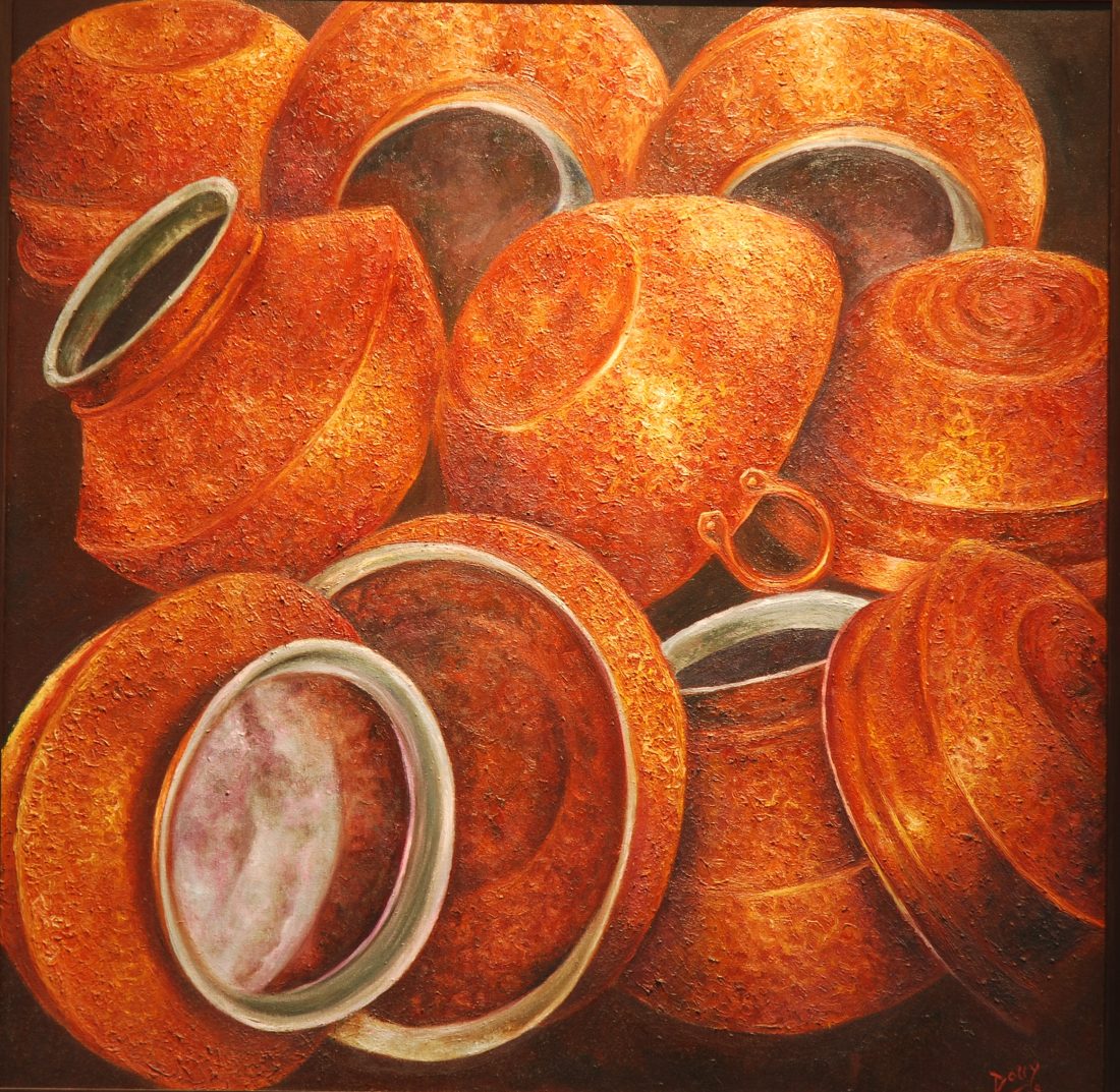 Terracotta — oil on canvas