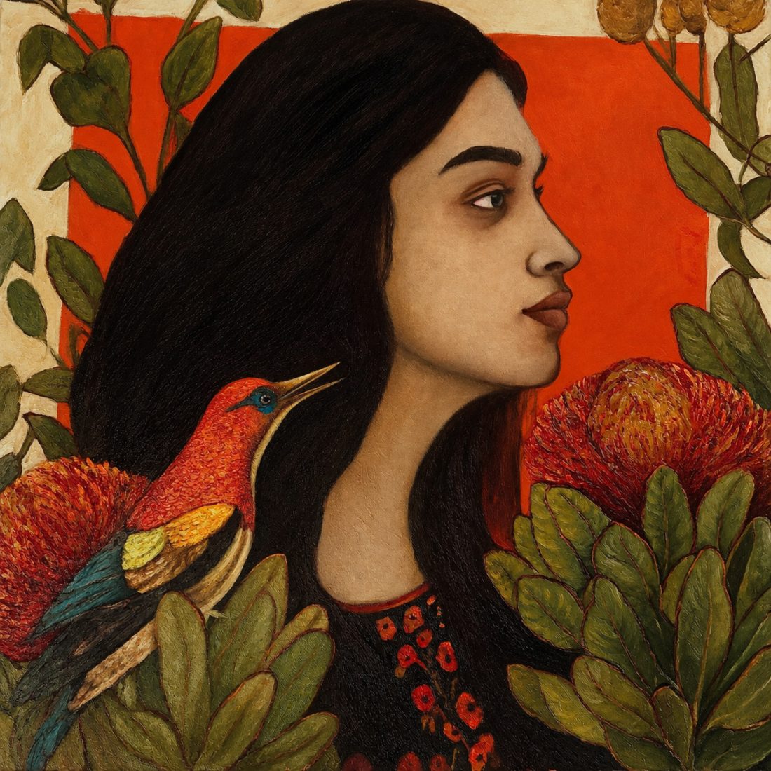 Whispers of Stillness — oil on canvas