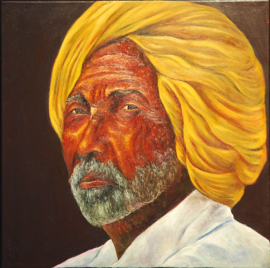 The Yellow Turban — oil on canvas